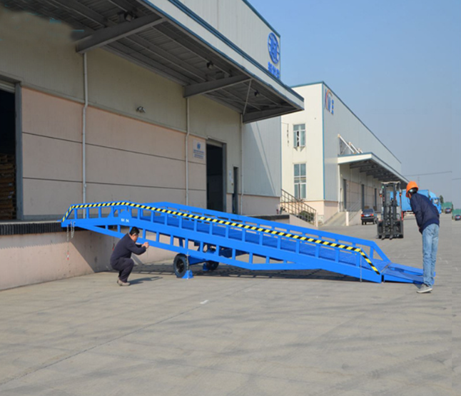 南充移动式登车桥应用